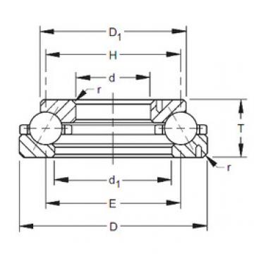 angular contact thrust bearings 195TVL470 Timken