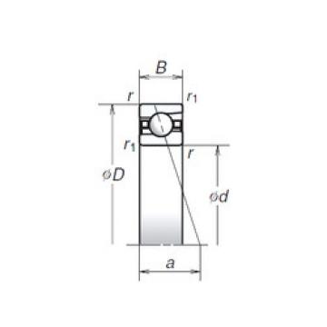 angular contact thrust bearings 140BNR19S NSK