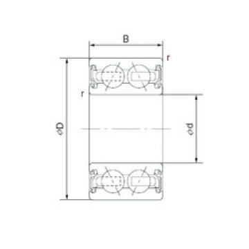 angular contact ball bearing installation DAC3055GRR9D KOYO