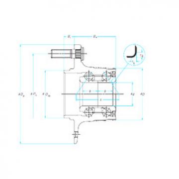 angular contact thrust bearings 27BWK04D2a NSK