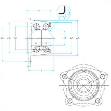 angular contact ball bearing installation EP30BWK14 NSK