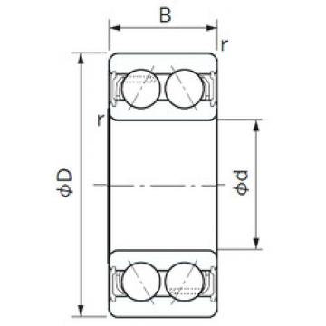 angular contact thrust bearings 5201A-2NS NACHI