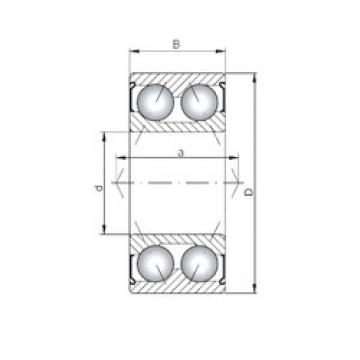 angular contact thrust bearings 3200 ZZ CX