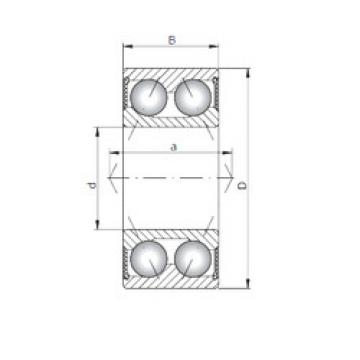 Angular Contact Ball Bearings 3217-2RS CX