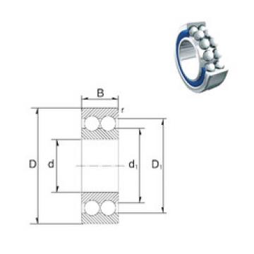 angular contact ball bearing installation S3208-2RS ZEN