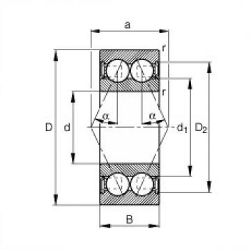 angular contact thrust bearings 30/7-B-2RSR-TVH FAG