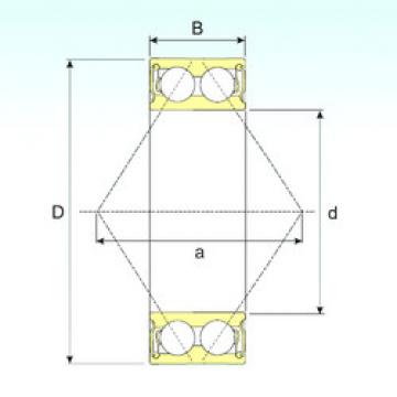 angular contact thrust bearings 3203-2RS ISB