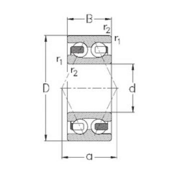 angular contact thrust bearings 3207-B-TV NKE