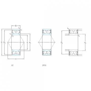 angular contact thrust bearings 3200A-2RS1 SKF