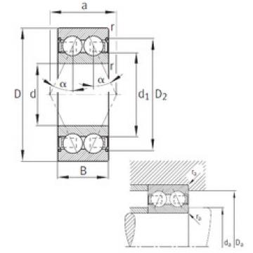 angular contact thrust bearings 3208-B-2Z-TVH FAG