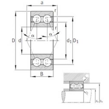 angular contact thrust bearings 3210-B-TVH FAG