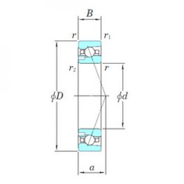 angular contact thrust bearings 3NCHAD007CA KOYO