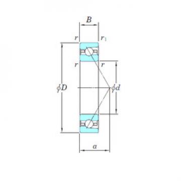 angular contact ball bearing installation HAR007 KOYO