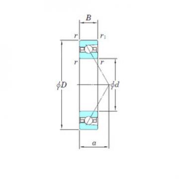 angular contact ball bearing installation HAR911 KOYO