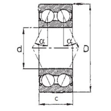 angular contact thrust bearings 5205-2RS FBJ