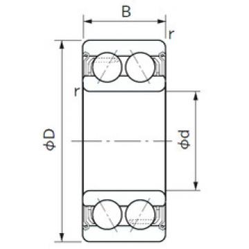 angular contact thrust bearings 5205ZZ NACHI