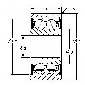 angular contact thrust bearings 5204ZZ AST