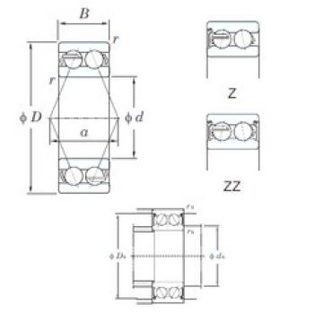 angular contact thrust bearings 5209ZZ KOYO