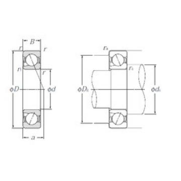 angular contact thrust bearings 5S-BNT008 NTN