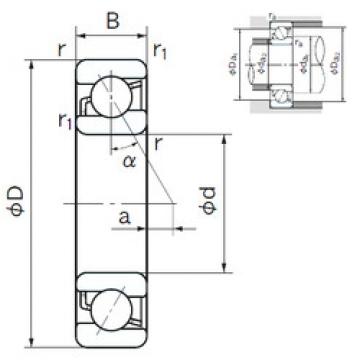 angular contact ball bearing installation 7301B NACHI