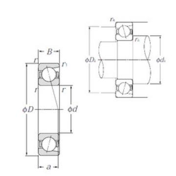 angular contact ball bearing installation 7304 NTN