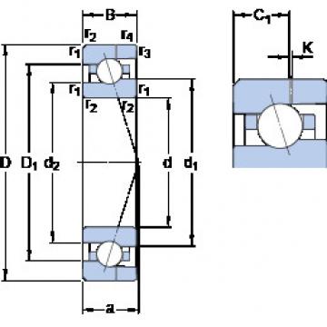 angular contact thrust bearings 7000 ACE/HCP4AH SKF