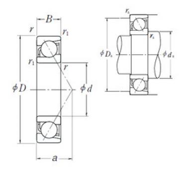 angular contact ball bearing installation 7200 A NSK