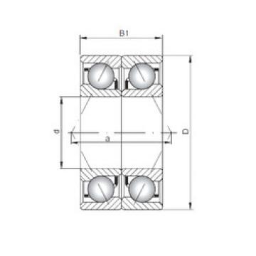 angular contact ball bearing installation 7301 A-UO CX