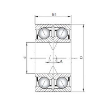 angular contact ball bearing installation 7306 BDF ISO