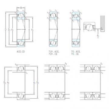 Angular Contact Ball Bearings 71901 ACD/P4A SKF