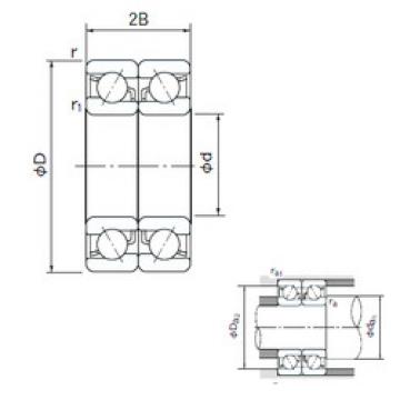 angular contact thrust bearings 7002CDB NACHI