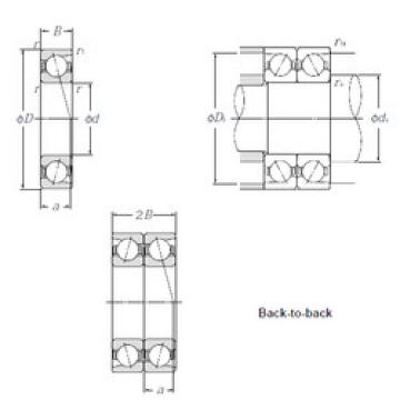 angular contact ball bearing installation 7303BDB NTN