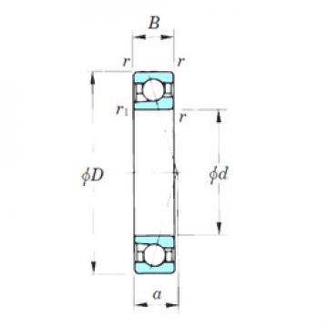 angular contact thrust bearings 7001CPA KOYO