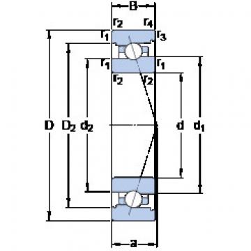 Angular Contact Ball Bearings 71906 ACB/HCP4A SKF