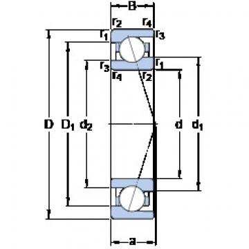 angular contact ball bearing installation 71910 ACE/P4A SKF