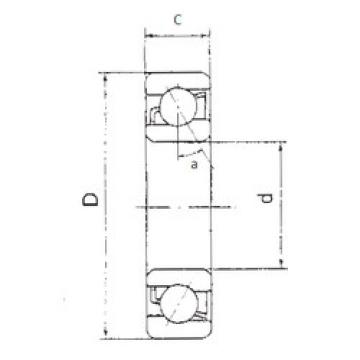 angular contact ball bearing installation 7303B FBJ