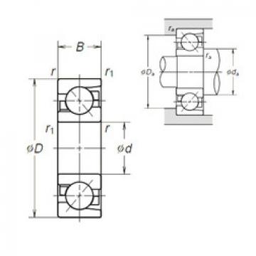 Angular Contact Ball Bearings 7204BEA NSK