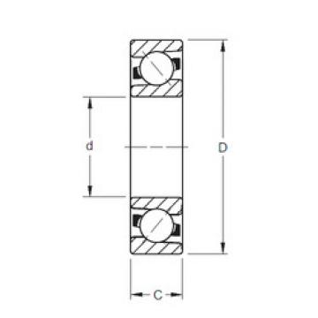 Angular Contact Ball Bearings 7222WN MBR Timken