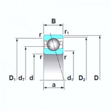 angular contact ball bearing installation 7928A5TRSU NSK