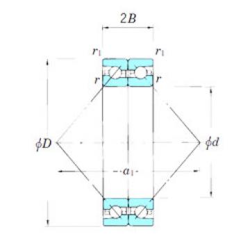 angular contact ball bearing installation ACT008BDB KOYO