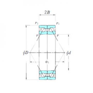 angular contact ball bearing installation ACT006DB KOYO