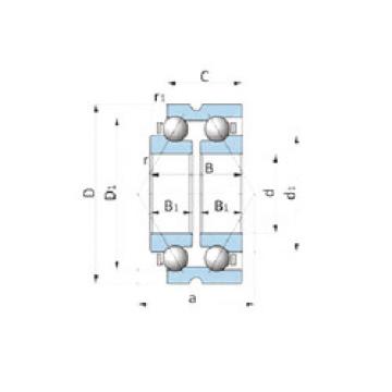 angular contact ball bearing installation BD130-1SA NSK