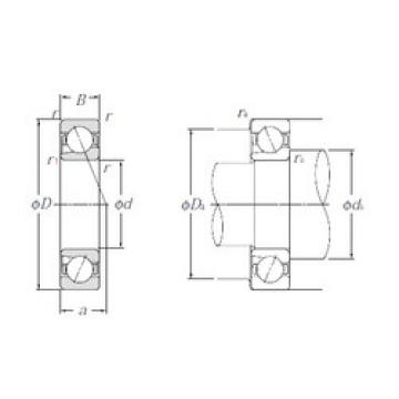 angular contact ball bearing installation BNT007 NTN