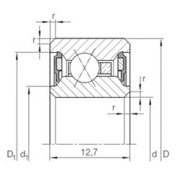 angular contact ball bearing installation CSXU 060.2RS INA