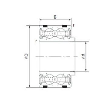 angular contact ball bearing installation EC-DF0774LLAXPX1V4 NTN