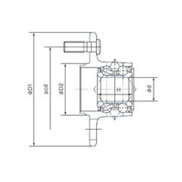 angular contact ball bearing installation F28BVV10-M4A NACHI