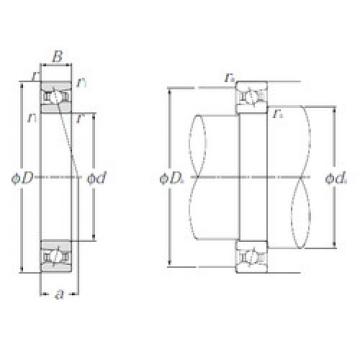 angular contact ball bearing installation HSB910C NTN