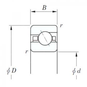 angular contact ball bearing installation KAA030 KOYO