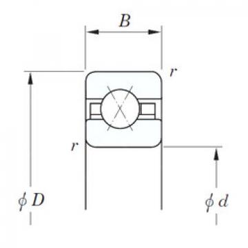 angular contact ball bearing installation KBX045 KOYO