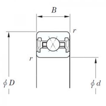 angular contact ball bearing installation KUX050 2RD KOYO